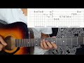 jiunu nai hola tribal rain guitar solo lesson with tab