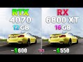 RTX 4070 vs RX 6800 XT - Test in 10 Games