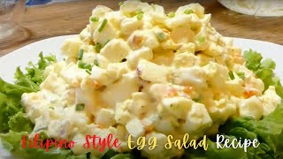 How to Make Filipino Style Egg Salad Recipe | BEST EGG SALAD | Christmas Recipe
