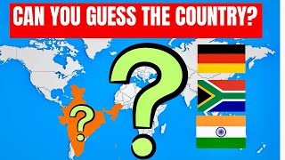 Guess the Country Shape on the Map Geography Quiz Challenge#quiz#geography#challenge#youtubevideo#