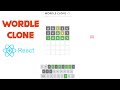 Wordle clone tutorial - ReactJS