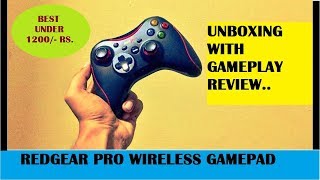 RED GEAR PRO WIRELESS GAMEPAD UNBOXING & REVIEW- UBR