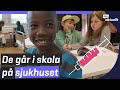 De går i skolan på sjukhuset