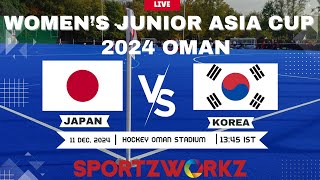 Japan v Korea  WOMENS JUNIOR ASIA CUP 2024 OMAN,MUSCAT