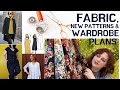 Fabric, New Patterns and Wardrobe Plans! #fabrichaul #dahliasewciety #patterns