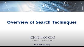 Overview of Searching Techniques