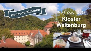 Auf ein Bier zum Kloster Weltenburg, durch den Donaudurchbruch.