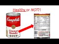 Is Campbell's Chicken Noodle Soup Actually Healthy? **Updated 2021**