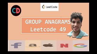 Group Anagrams | Leetcode 49 | Live coding session 🔥🔥🔥