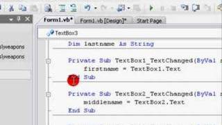 Visual Basic 2008 Tutorial 2 Naming App