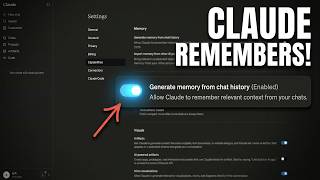 Enable Claude Memory Now (Better Conversations Incoming)