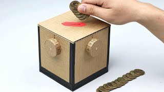 How to Make Safety Coin Box with 4 Digit Password
