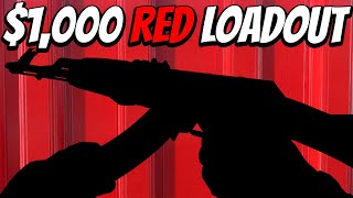 INSANE $1,000 RED CS2 Loadout! The Best Red Skins, Knives \u0026 Gloves in Counter-Strike 2! (2024)