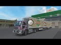 ets2 ◆はじめてのダブルス！nissanビッグサム◆日本語音声ナビmod◆euro truck simulator 2