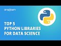 Top 5 Python Libraries For Data Science | Python Libraries For Data Science | #Shorts | Simplilearn