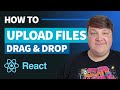 Upload Files in React - Typescript, Drag and Drop, & Form Examples