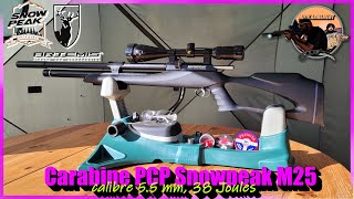 Carabine PCP Snowpeak M25 calibre 5.5 mm Une véritable bête de précision ! Cat.C