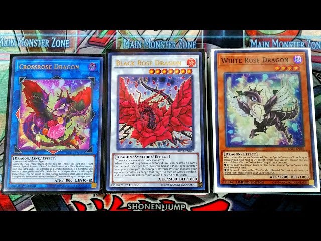 Black Rose Dragon Card