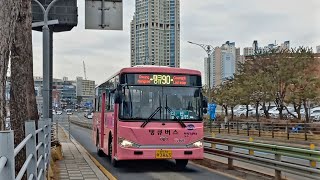 (도농역 - 금곡동 단축 및 도농역 - 가운지구 연장이전) [(KD)경기버스] 남양주시 일반형버스 땡큐90번 (광릉내 ↔ 금곡동구종점.금곡초교)