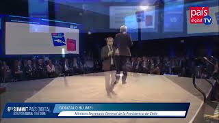 Presentación Ministro Gonzalo Blumel en VI Summit País Digital 2018