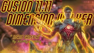 ITEM GUSION TERBARU‼️MUSUH KERAS KERAS JADI BERASA LEMBEK - GUSION 11.11 DIMENSION WALKER ⚡