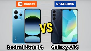 Budget Battle: Samsung Galaxy A16 vs Redmi Note 14