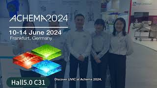 Discover LIVIC Filtration at ACHEMA 2024