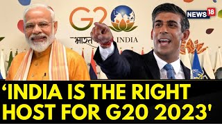 India Is The Right Country For Hosting G20: UK PM Rishi Sunak | G20 Summit 2023 India | English News