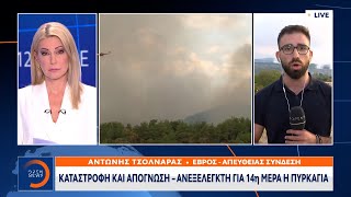 Ολοκληρωτική καταστροφή στο δάσος της Δαδιάς –Καίγεται και ο μικρός πυρήνας|Κεντρικό Δελτίο Ειδήσεων