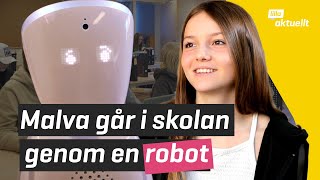 Gå i skolan genom en robot!? | Lilla Aktuellt