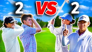 We Challenged a Pro Golfer & Micah Morris To a 2v2 Match... Who Wins?