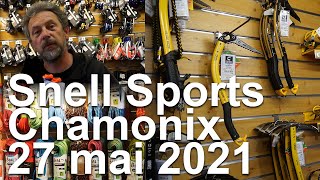 Snell Sports Chamonix Mont-Blanc magasin ouvert tous les jours montagne escalade randonnée alpinisme