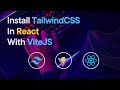 Install Tailwind CSS to React Vite project| React Vite Project | Adding Tailwind CSS