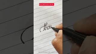 thought" cursive writing #shorts #ytshorts #beginners #calligraphy #satisfying #viral