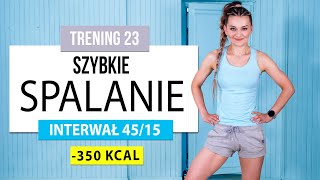 Wyzwanie 90 DNI | TRENING 23: Szybkie Spalanie + Brzuch | Monika Kołakowska