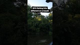 BFS Fishing in a Kayak is not the same #fishing #bassfishing #bfsfishing