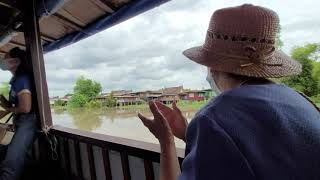 ชุมชนท่องเที่ยว  ท่องเที่ยววิถีไทย   แม่โสภาพาล่องเรือเที่ยวแม่น้ำสุพรรณ คณะสลากสร้างสรรค์เพื่อชุมชน