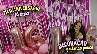 DIY DECORAÇÃO DE FESTA GASTANDO POUCO | ROSE GOLD 2021 💖