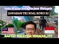 KOKO RI- RAKYAT MALAYSIA PEMALAS,,? BEGINI REAKSI TKI INDONESIA DI MALAYSIA #indonesia #malaysia