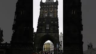 Powder Tower Gate of Prague  #short  #travel  #trending   #viral  #asmr