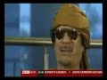 edited funniest bits of gaddafi s interview with bbc abc