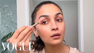 Alia Bhatt's Guide to Ice Water Facials & Foundation-Free Makeup | Beauty Secrets | Vogue