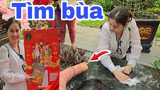 Chiều 24/12 Tìm bùa lổ âm dương mộ ba Vũ Linh , Hồng Loan tặng quà ae youtube ở mộ...