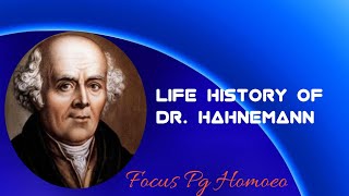 Life History of Dr. Hahnemann