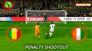Mali 🆚 Côte d'Ivoire - Penalty Shootout 2024 | Coupe d'Afrique des Nations 2023 | eFootball PES