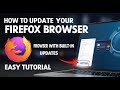 How to update your Firefox browser with built-in updates - Easy Tutorial