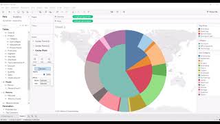 Create a Sunburst Chart with Map Layers in Tableau