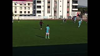 Onikişubatspor'da Metin Hüseyin Karakız'in Pazarcık Aksuspor'a attığı gol