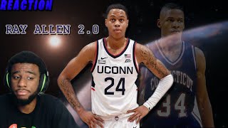 HE'S THE SECOND COMING OF RAY ALLEN!!!|Reacting To Jordan Hawkins UConn SG Highlights