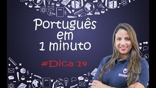 Dica 14 - Série Português em 1 minuto - Pontuação expressiva